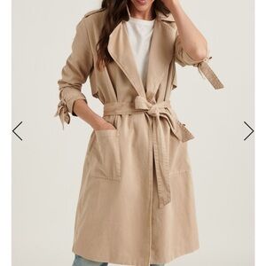 Margo Soft Trench Lucky Brand Size Small NWT